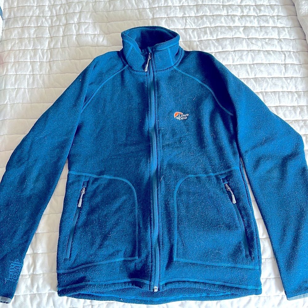 Men’s Blue Lowe Alpine full zip fleece